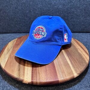 Adidas Detroit Pistons NBA Hat Mens Blue Adjustable Strapback Baseball Cap